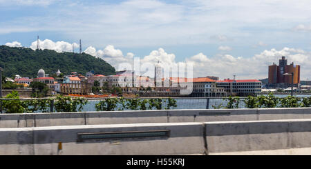 Panama-Stadt, Panama - 15.Juni: Casco Viejo oder Altstadt von Panama City. 15. Juni 2016, Panama City, Panama. Stockfoto