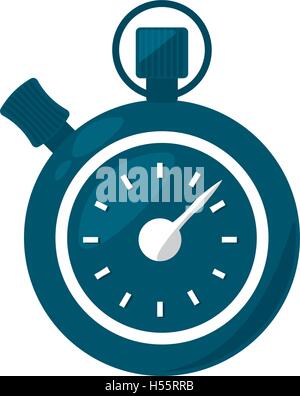 Chronometer Zähler isolierten Symbol Stock Vektor