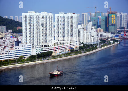 Perlen Fluss Stadt Zhuhai China Stockfoto