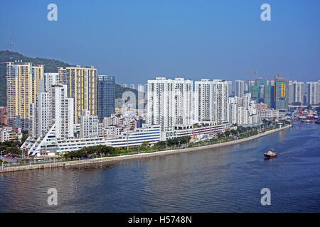 Perlen Fluss Stadt Zhuhai China Stockfoto