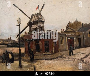 Vincent Van Gogh (1853-1890), Moulin De La Galette Auf Dem Montmartre in Paris, 1886. Stockfoto