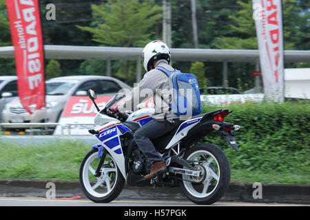 Private Racing Honda CBR Motorrad. Stockfoto