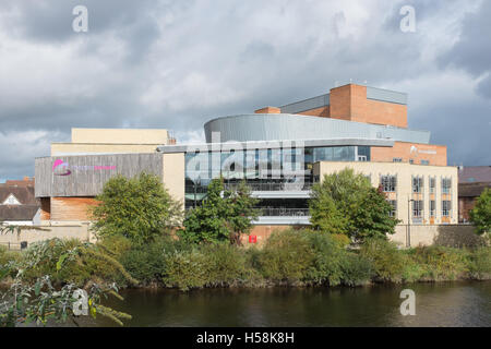 Theatre Severn, am Flussufer Gegenwartstheater in Shrewsbury Stockfoto