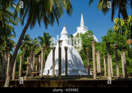 Ambasthale Dagoba, Mihintale Tempel, Anuradhapura, Sri Lanka Stockfoto