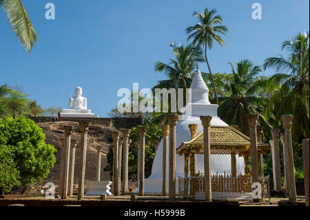 Ambasthale Dagoba, Mihintale Tempel, Anuradhapura, Sri Lanka Stockfoto