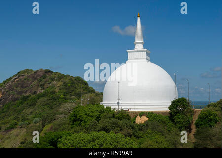 Mahaseya Dagoba, Mihintale Tempel, Anuradhapura, Sri Lanka Stockfoto