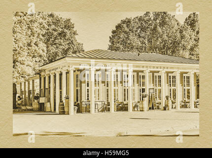 Cafe Kolonade befindet sich im Zentrum von Riga. Es wurde im Jahre 1924 von Arthur Medlinger, Europa, Baltikum, Riga, Lettland Stockfoto