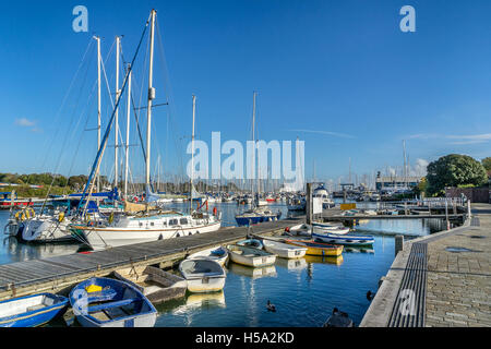 Lymington marina Stockfoto