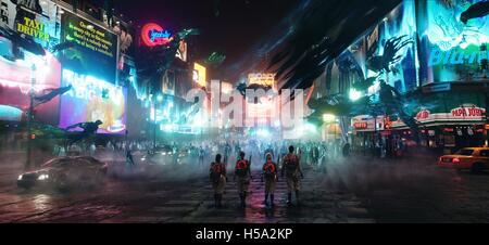 Datum der Freigabe: 15. Juli 2016 Titel: Ghostbusters STUDIO: Columbia Bilder Direktor: Paul Feig PLOT: nach einem Geist Invasion von Manhattan, paranormale Enthusiasten Erin Gilbert und Abby Yates, nukleare Ingenieur Jillian Holtzmann und u-Bahn Arbeiter Patty Tolan Band zusammen, um das jenseitige stoppen Darsteller Bedrohung: Leslie Jones, Kate McKinnon, Kristen Wiig, Melissa McCarthy, Chris Hemsworth (Credit Bild: C Columbia Pictures/Entertainment-Bilder / Stockfoto