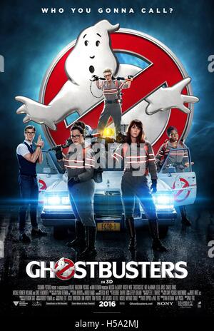 Datum der Freigabe: 15. Juli 2016 Titel: Ghostbusters STUDIO: Columbia Bilder Direktor: Paul Feig PLOT: nach einem Geist Invasion von Manhattan, paranormale Enthusiasten Erin Gilbert und Abby Yates, nukleare Ingenieur Jillian Holtzmann und u-Bahn Arbeiter Patty Tolan Band zusammen, um das jenseitige stoppen Darsteller Bedrohung: Leslie Jones, Kate McKinnon, Kristen Wiig, Melissa McCarthy, Chris Hemsworth (Credit Bild: C Columbia Pictures/Entertainment-Bilder / Stockfoto