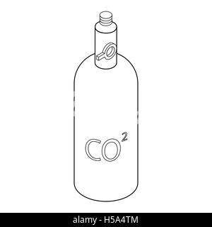 Gas Granate Handsymbol, isometrischen 3d Stil Stock Vektor