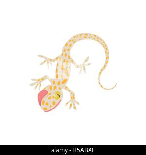 Eidechse-Symbol, Cartoon-Stil Stock Vektor