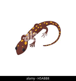 Eidechse-Symbol, Cartoon-Stil Stock Vektor