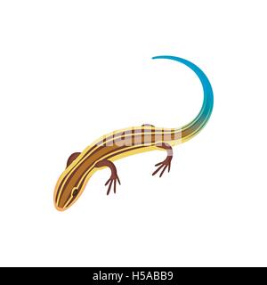 Eidechse-Symbol, Cartoon-Stil Stock Vektor