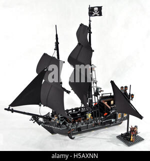 LEGO Pirates of the Carribean Black Pearl Stockfoto