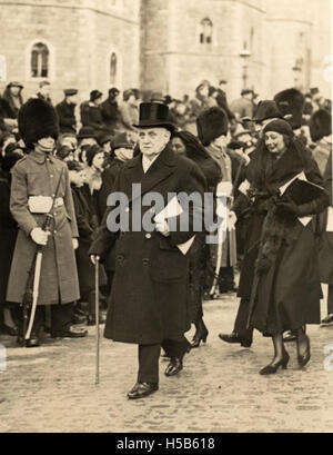 George Lansbury, ein britischer Politiker und Sozialreformer, ist hier auf einem Foto von 1936 zu sehen. Er war bekannt für seine Bemühungen um soziale Gerechtigkeit und seine Führung in der Labour Party. Stockfoto