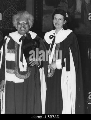 Professor Lord Meghnad Desai, 1991 Stockfoto