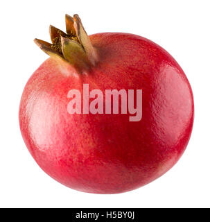 Granatapfel auf dem weißen Hintergrund isoliert. Stockfoto