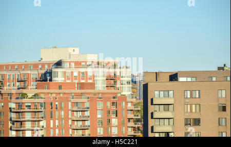 Eigentumswohnung Gebäude in der Innenstadt von Montreal Stockfoto