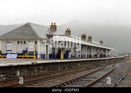 Bahnhof in Kyle of Lochalsh, Nord-West-Schottland, Großbritannien Stockfoto