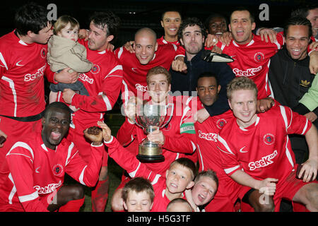 Billericay Stadt 0 Fisher sportliche 4 - Westview Liga-Cup-Finale in Grays Athletic Football Club - 04.12.06 Stockfoto