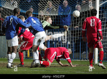 Billericay Stadt 0 Fisher sportliche 4 - Westview Liga-Cup-Finale in Grays Athletic Football Club - 04.12.06 Stockfoto