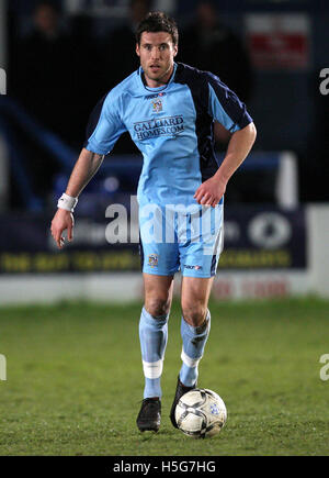 Jon Ashton von Grays - Grays Athletic Vs Stafford Rangers - Blue Square Premier bei der neuen Rec - 04.01.08 Stockfoto