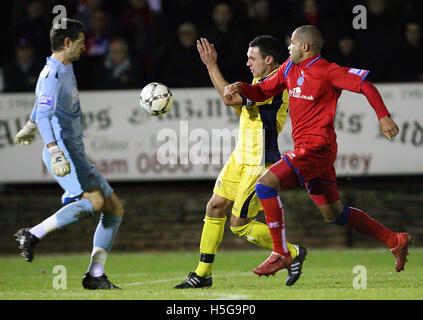 Aldershot Town Vs Grays Athletic - Blue Square Premier League auf dem Spielgelände - 23.11.07 Stockfoto