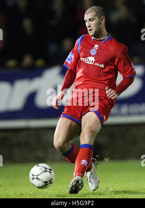 Ben Harding von Aldershot - Aldershot Town Vs Grays Athletic - Blue Square Premier League auf dem Spielgelände - 23.11.07 Stockfoto