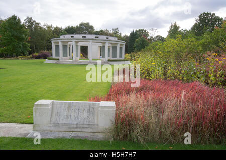 Brookwood Soldatenfriedhof in Surrey, UK-Denkmal für die fehlt. Stockfoto