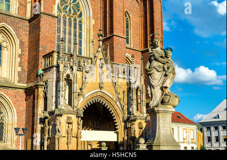 Statue der Muttergottes in Wroclaw Cathedral - Polen Stockfoto