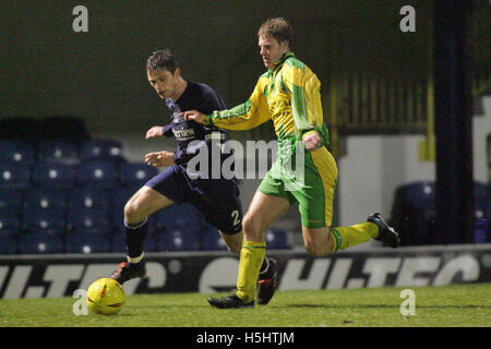 Southend United Vs Thurrock - Essex Senior Cup in Roots Hall - 03.01.05 Stockfoto