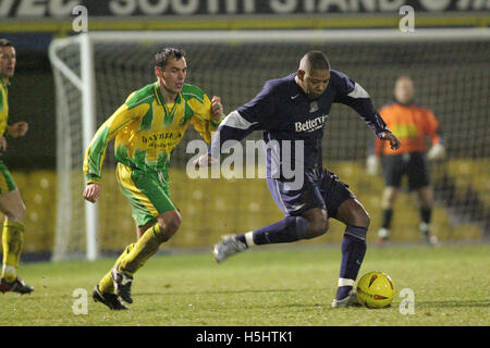 Southend United Vs Thurrock - Essex Senior Cup in Roots Hall - 03.01.05 Stockfoto