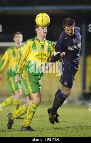 Southend United Vs Thurrock - Essex Senior Cup in Roots Hall - 03.01.05 Stockfoto