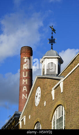 Großbritannien, London, Tower Hamlets, Brick Lane, alte Truman Brauerei Stockfoto