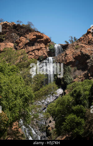 Die Witpoortjie-Wasserfälle im Walter Sisulu National Botanical Garden Stockfoto