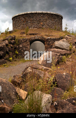 Skyspace plastisches Kunstwerk von James Turrell, Kielder, Northumberland, Vereinigtes Königreich Stockfoto