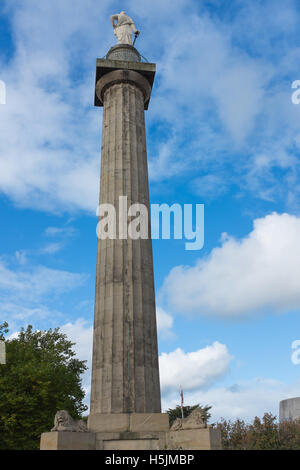 Lord Hill Spalte in Shrewsbury gebaut, um die Leistungen von Rowland Hill feiern Stockfoto