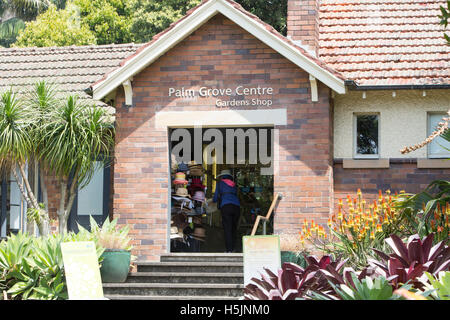 Palm Grove Zentrum Gebäude in Sydney Royal Botanic Gardens, New South Wales, Australien Stockfoto