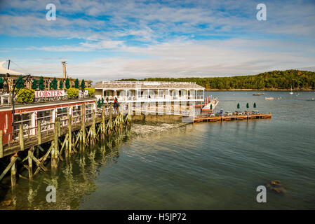 Historische Bar Harbor, Maine, USA Stockfoto