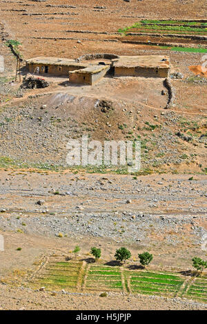 Landschaftsbild des hohen Atlas, Marokko. Stockfoto