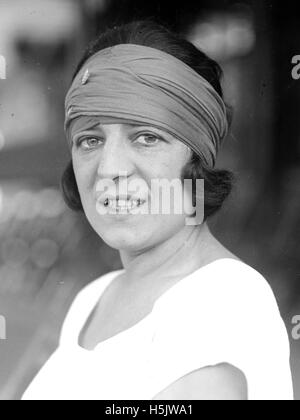 SUZANNE LENGLEN (1899-1938) französischer Tennisspieler Stockfoto