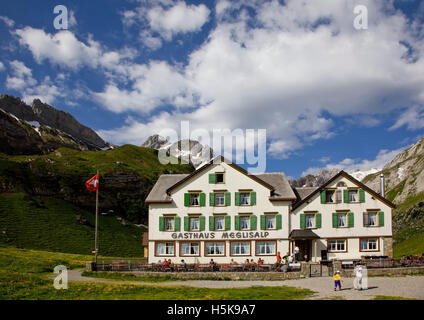 Meglisalp Dorf, Appenzell, Schweiz, Europa Stockfoto