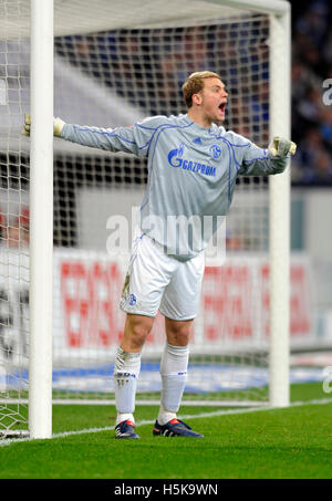 Manuel Neuer, FC Schalke 04 Vs FC Bayern München, Fußball, Bundesliga, Fußball-Bundesliga Stockfoto