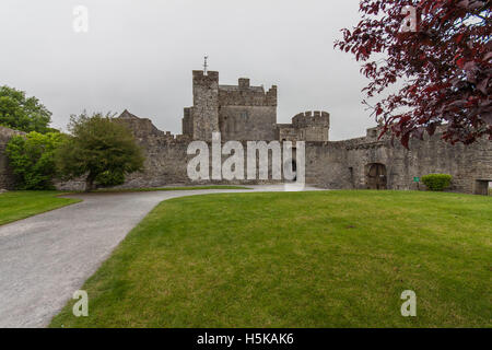 Innen Cahir Castle Stockfoto