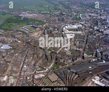 Hauptbahnhof Newcastle und Umgebung, 1977 Stockfoto