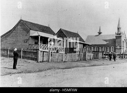 Beulenpest in Hawthorne Street, Woolloongabba (1900) Stockfoto