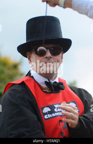 Conker Weltmeisterschaften in Southwick, Northants, 9. Oktober 2016. Fotos der "Telegraph" von John Robertson. Stockfoto