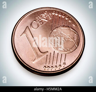 Euro-cent Stockfoto