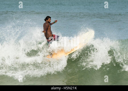 Surfer, Arugam Bay, Sri Lanka Stockfoto